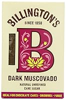 Vista 1 de Billington's Azúcar de caña de moscovado oscuro natural sin refinar (17.64 oz)