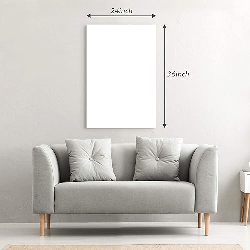 Miniatura 2 de Pintura enmarcada rústica de caballo vertical arte de pared de animales salvajes del oeste - Decoración de granja para el hogar - 24 x 36 pulgadas