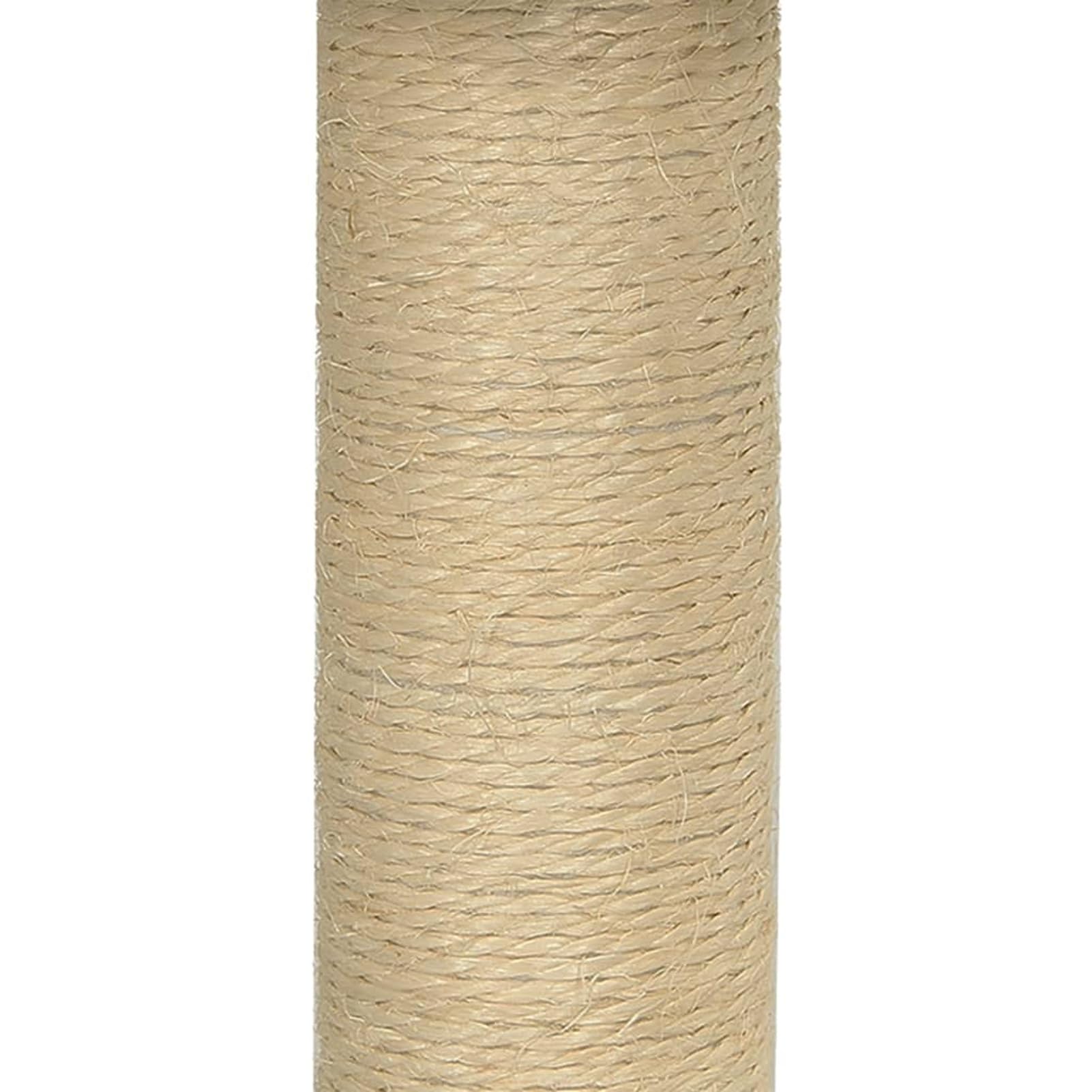 Homgoday Jouet chat arbre griffoir arbre à chat avec poteau griffoir Sisal gris foncé 74 cm