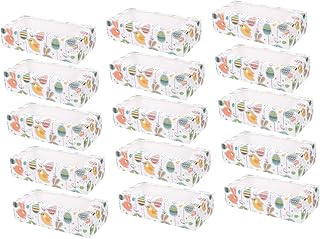 Luxshiny Caixas De 15 Peças Caixa De Embalagem Caixas De Embalagem De Caixas De Presente Para Doces Caixas De Embrulho Caixas De Guloseimas Para Morangos Porta-Sobremesas Caixas