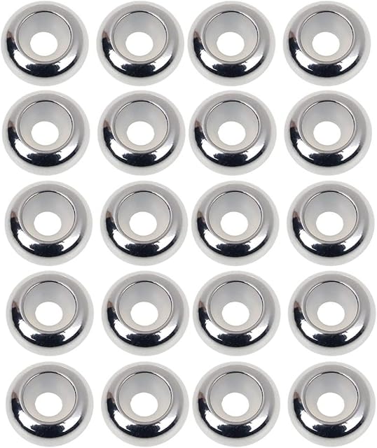 Yoogeer 20Pcs Stopper Beads 304 Stainless Steel O Rings Insert Rubber Anti Skid Locating Ring Slider Beads for Add-a-Bead Charm Bracelet and Necklace Jewelry Making DIY