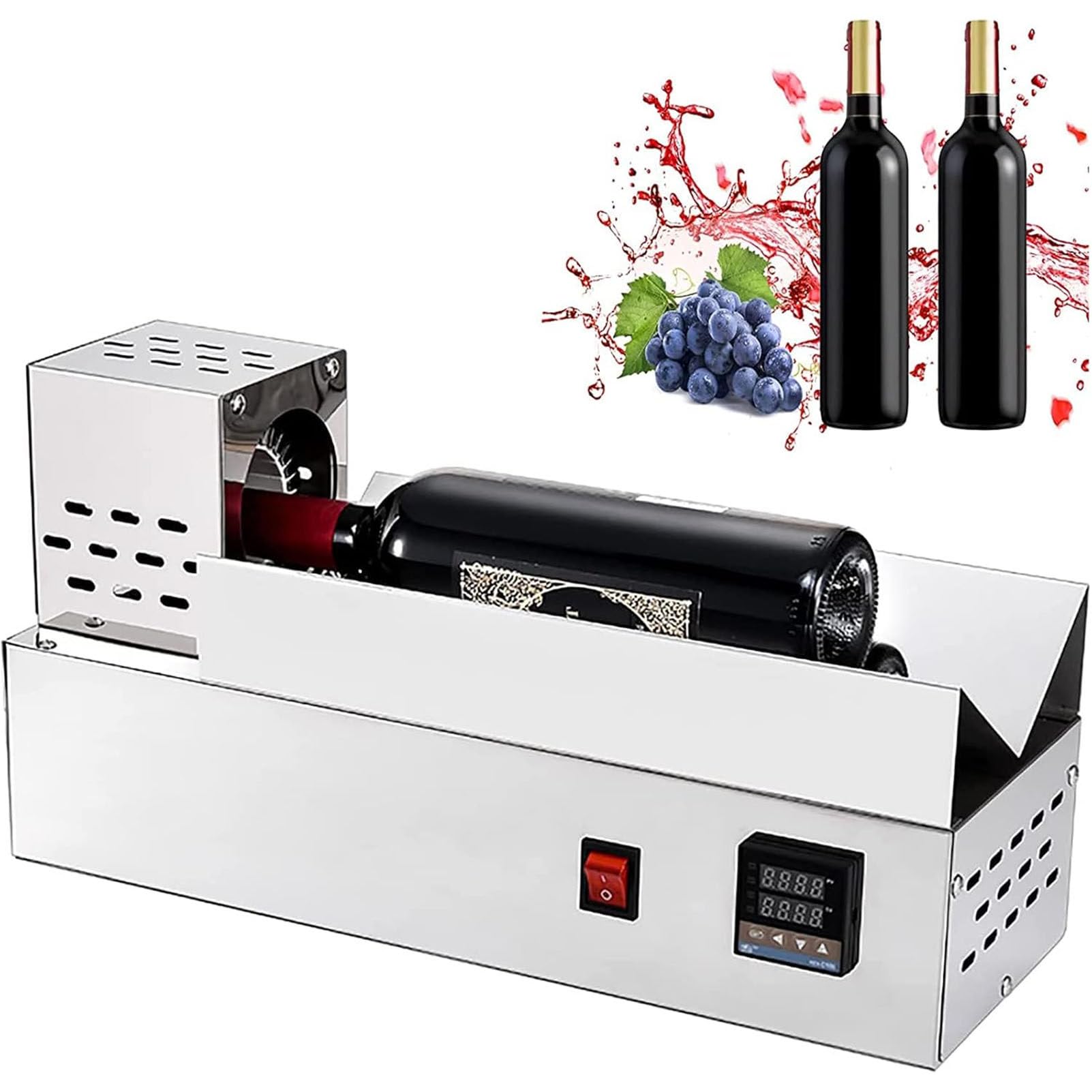 600w Electric Pvc Cap Heat Shrink Sealer with Digital Thermostat 220V