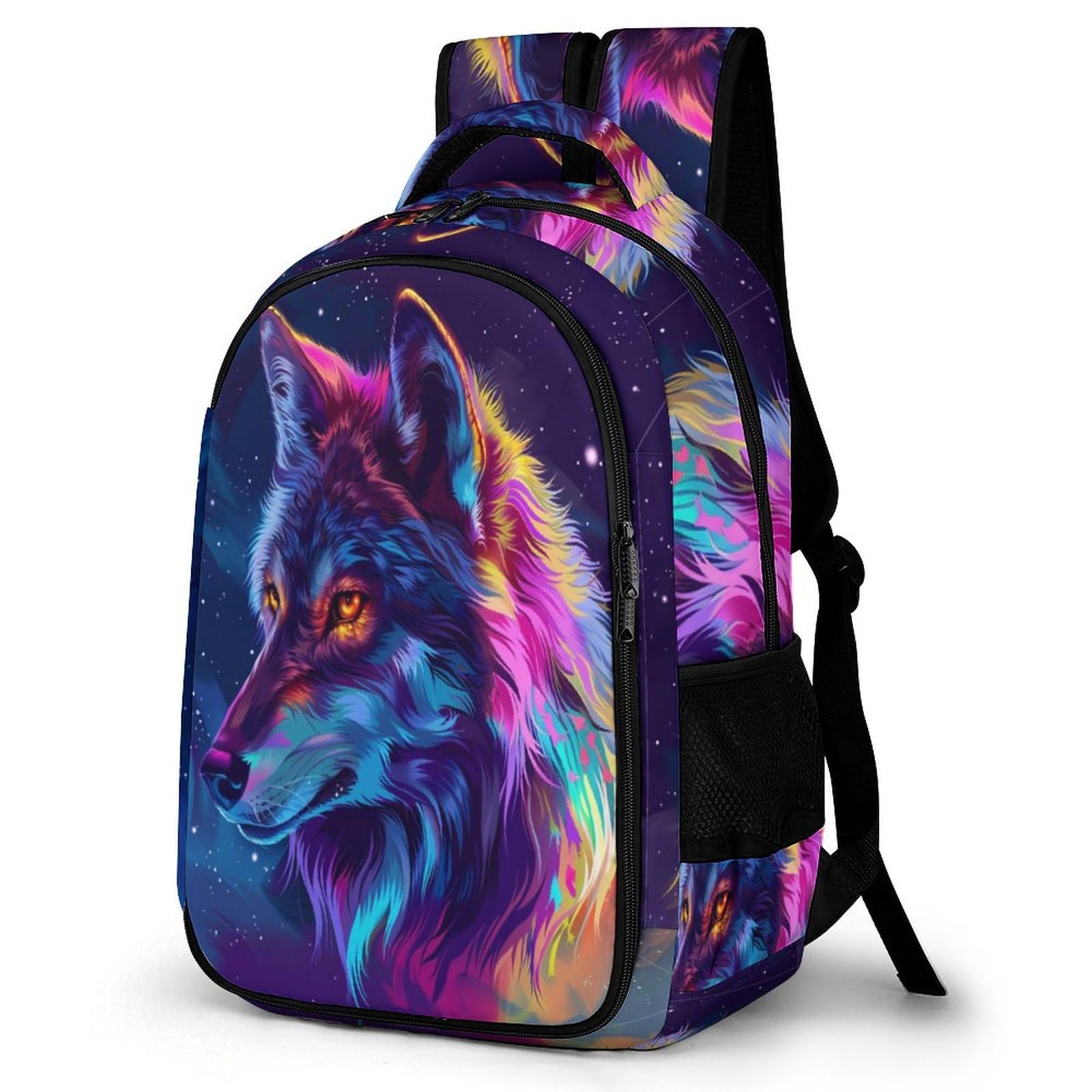 TPISLI Wolf Backpack for Girls, School Bags for Girls,Kids School Bag,Cute Animal Wolve Bag, Bags for Girls,Kids Bookbag for Elementary,Children's Backpacks