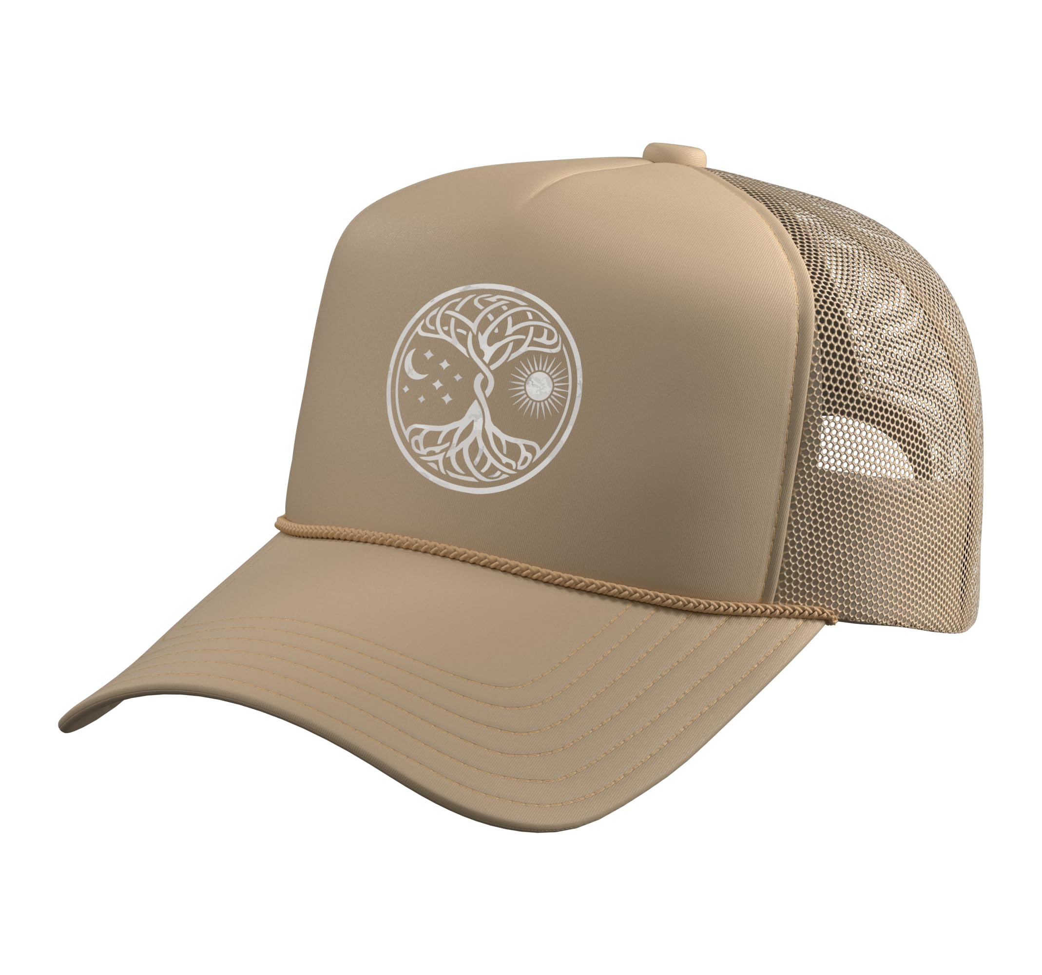 Norse Runes Valhalla Scandinavian Pride Norsemen Viking Trucker Hat with Adjustable Mesh Back