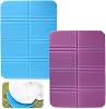 2Pcs Folding Foam Sit Mat Walking Pad Mat Hiking Sit Pads Thermally Insulated Sitting Mats Moistureproof Foldable Seat Pad Portable Waterproof Outdoor Cushion for Camping Walking Park