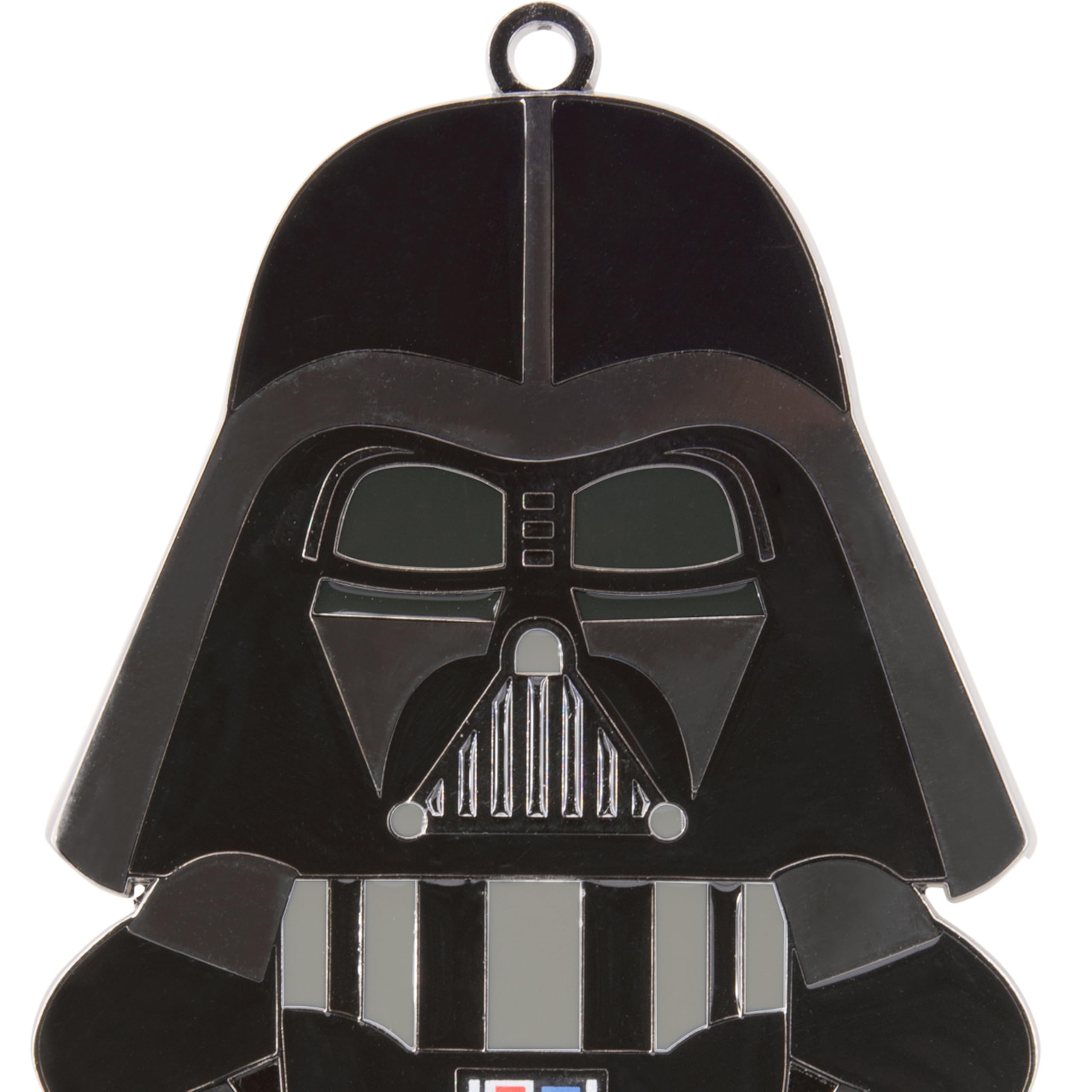 Hallmark Darth Vader metalowa ozdoba, dekoracja choinki z motywem Gwiezdnych Wojen, metalowa wisząca ozdoba, prezent na Boże Narodzenie