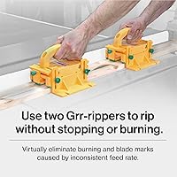 Vista 6 de Bloque de empuje Microjig GRR-RIPPER 3D para sierras de mesa, rebajadoras, sierras de banda, y ensambladores