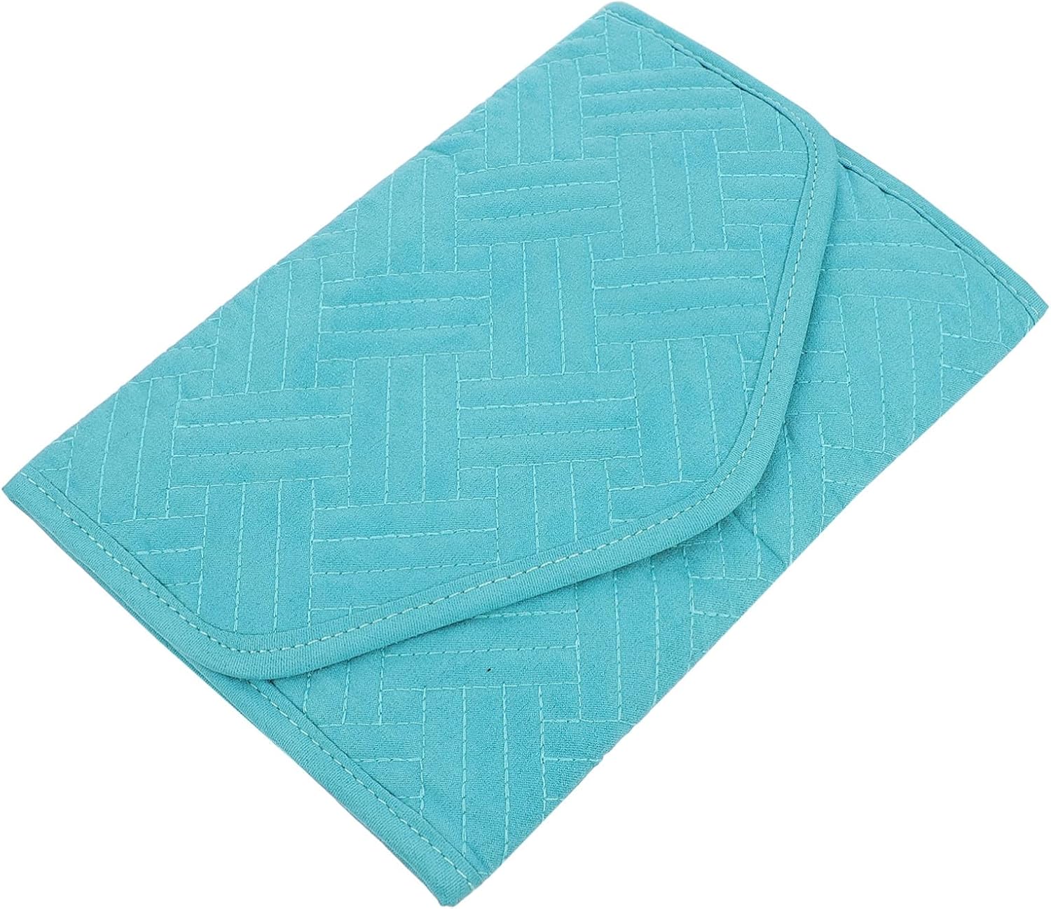 Portable Jewelry Roll Bag Capacity Lightweight Organizer for Earrings Necklaces Bracelets Rings Blue Compact Travel Storage Pouch for Accessories