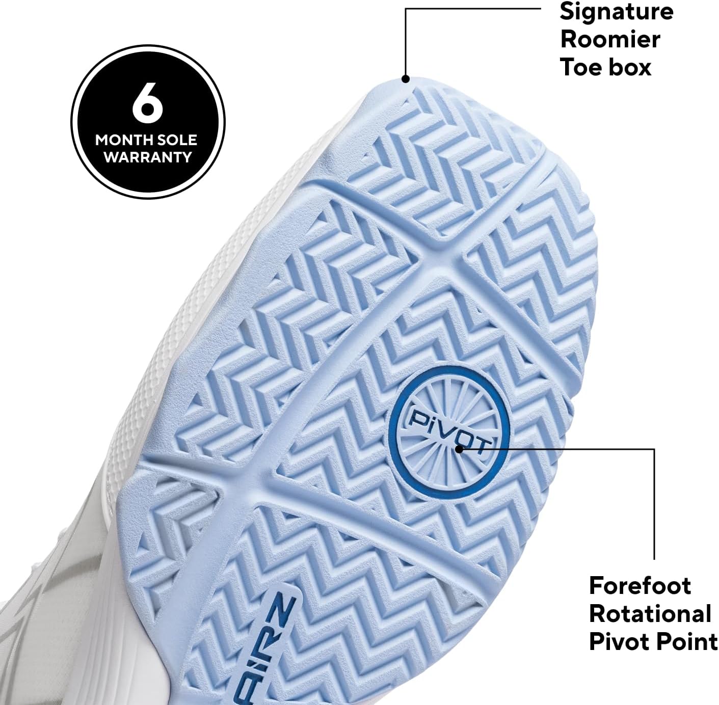 SQAIRZ XRZ Women's Pickleball Shoes, Pickleball Shoes Women, Womens Tennis Shoes - Image 3