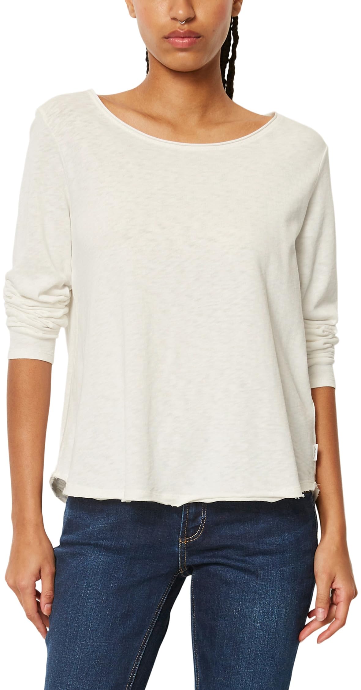 Marc O'Polo T-Shirt, Long Sleeve,Boat Neck, STR