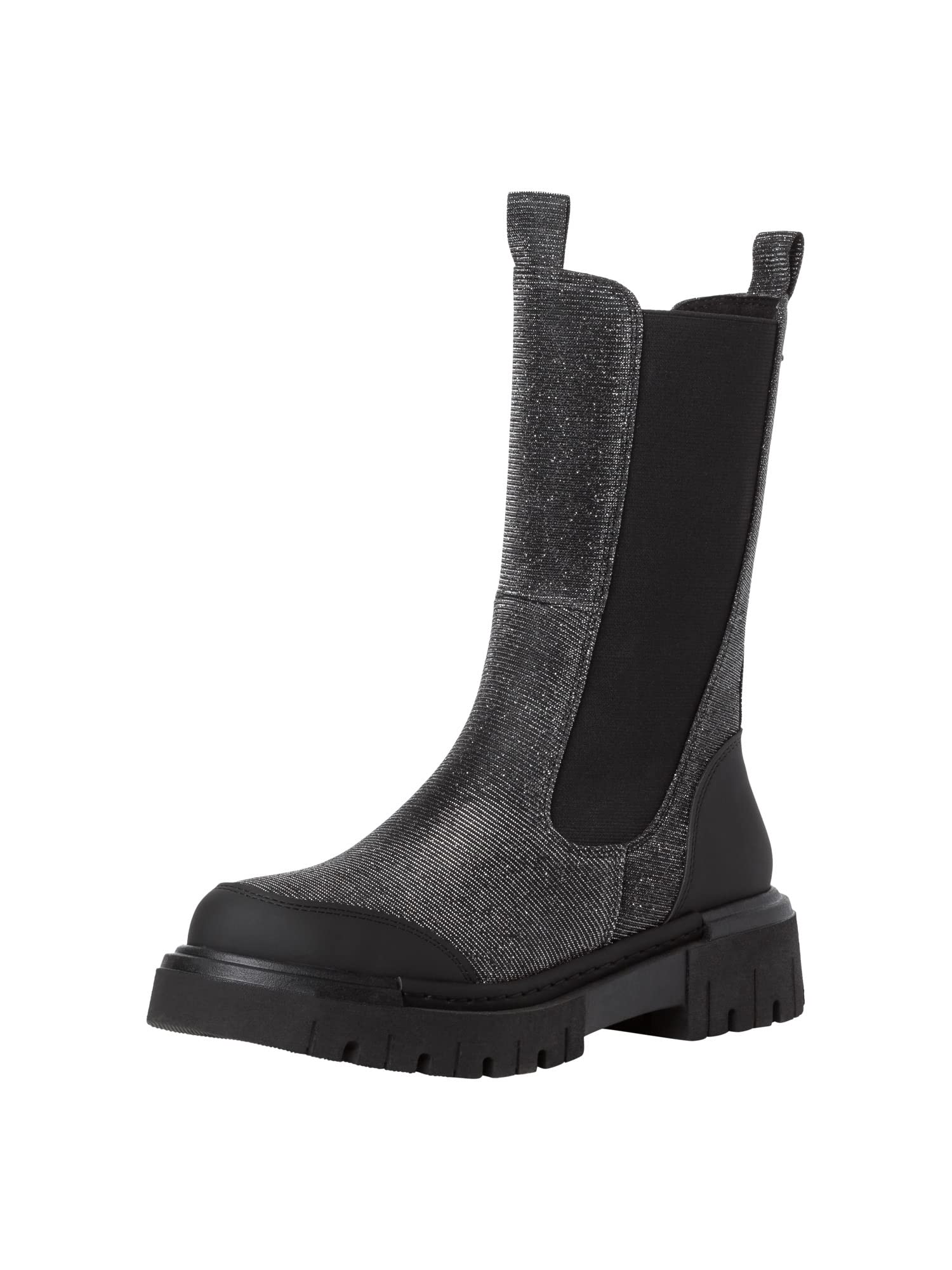 Marco Tozzi Women's by Guido Maria Kretschmer 2-2-85407-29 Chelsea Boots, Black Metallic, 38 EU