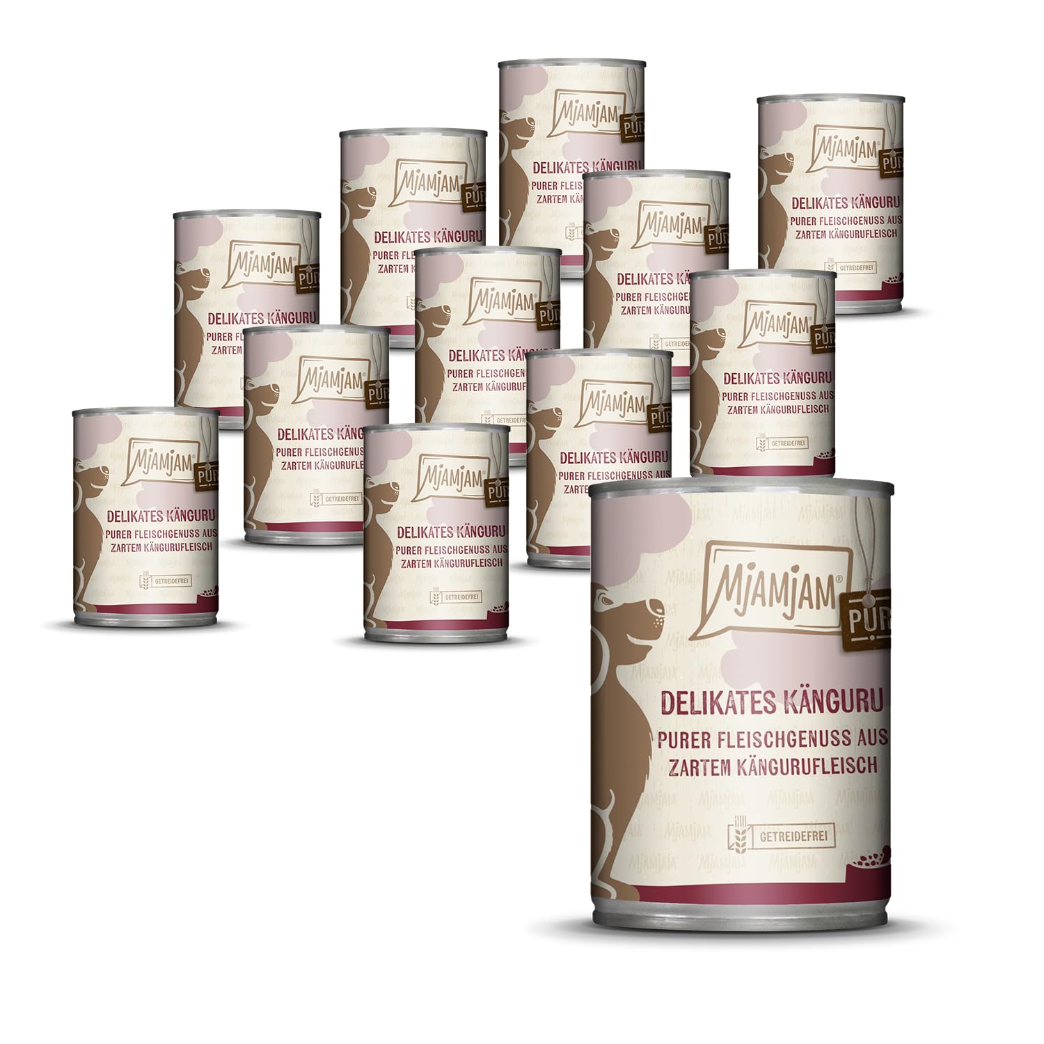MjAMjAM - purer Fleischgenuss - delikates Känguru pur 12 x 400 g