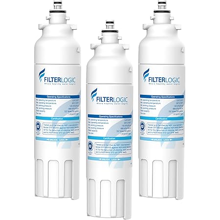 Amazon Com Waterspecialist Adq73613401 Refrigerator Water Filter Replacement For Lg Lt800p Kenmore 9490 Adq73613408 Adq75795104 Wf Lt800p 469490 Lmxc23746d Adq73613402 46 9490 Pack Of 3