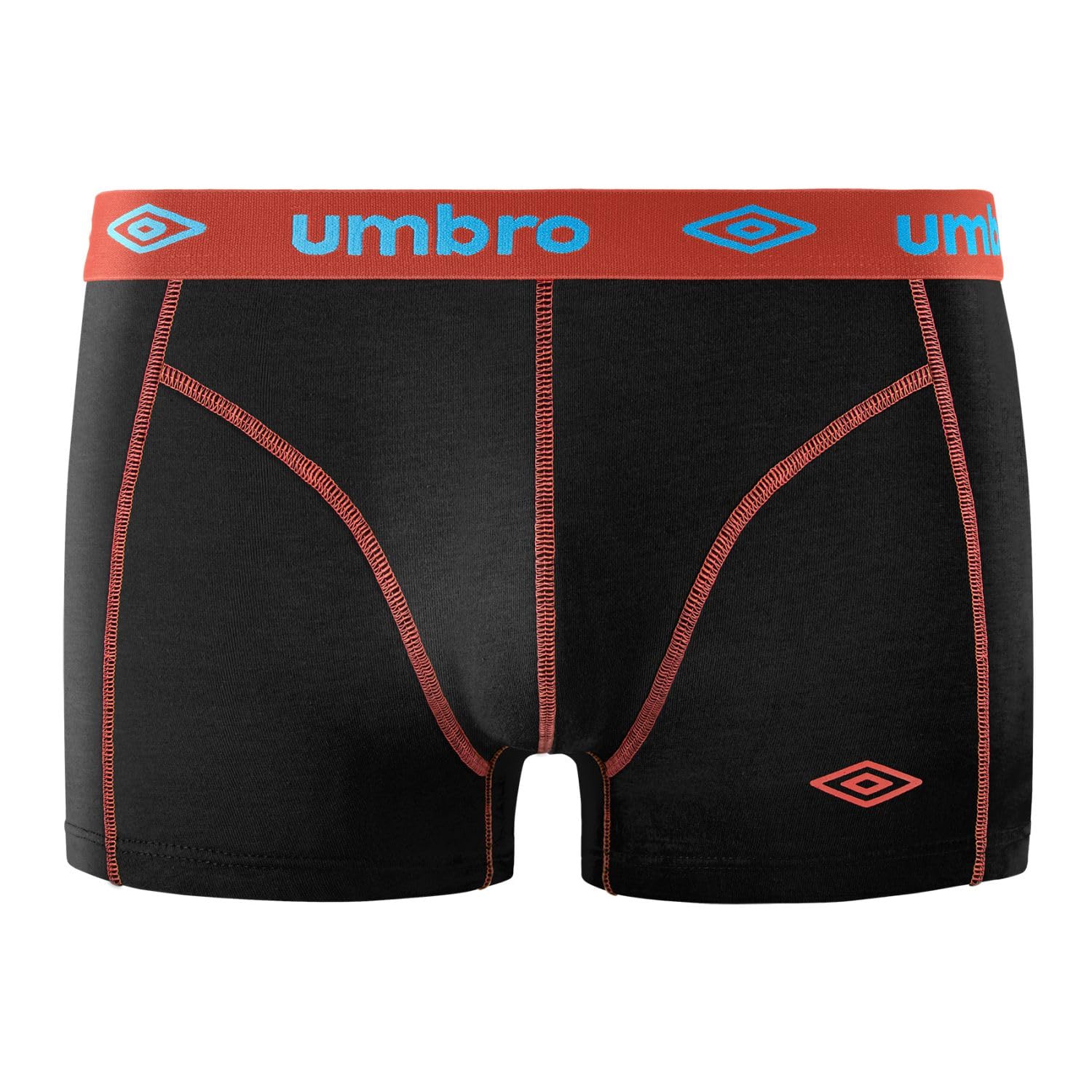 Umbro Boxer Homme Coton, Caleçon Homme, Peaux-sensibles, Anti-Irritation (Lot de 4)