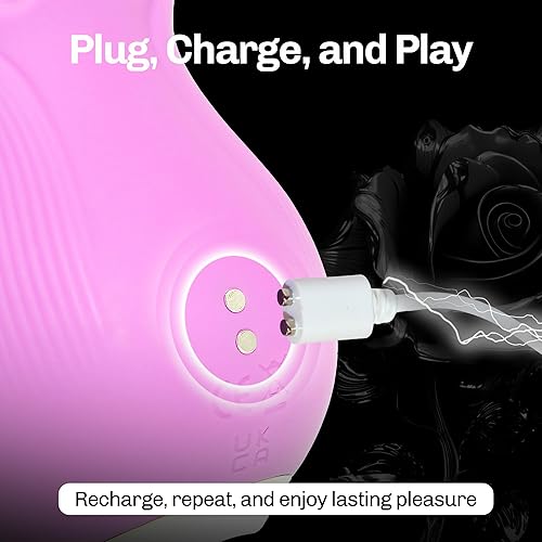 Miniatura 6 de Vibrador en Forma de Rosa Herramientas de placer sexual para mujeres Vibrador en forma de rosa silencioso y potente Vibrador en forma de rosa