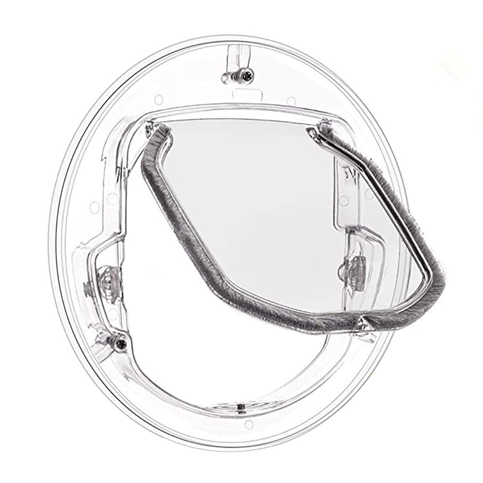 Sunnyushine Cat Flap Door For Cats Dogs Pet, Large Cat Flap Door For Windows Sliding Glass Doors With 4 Locking Possibilities, Cat Flap Pet Door Controllable In-and-out Direction Dog Door