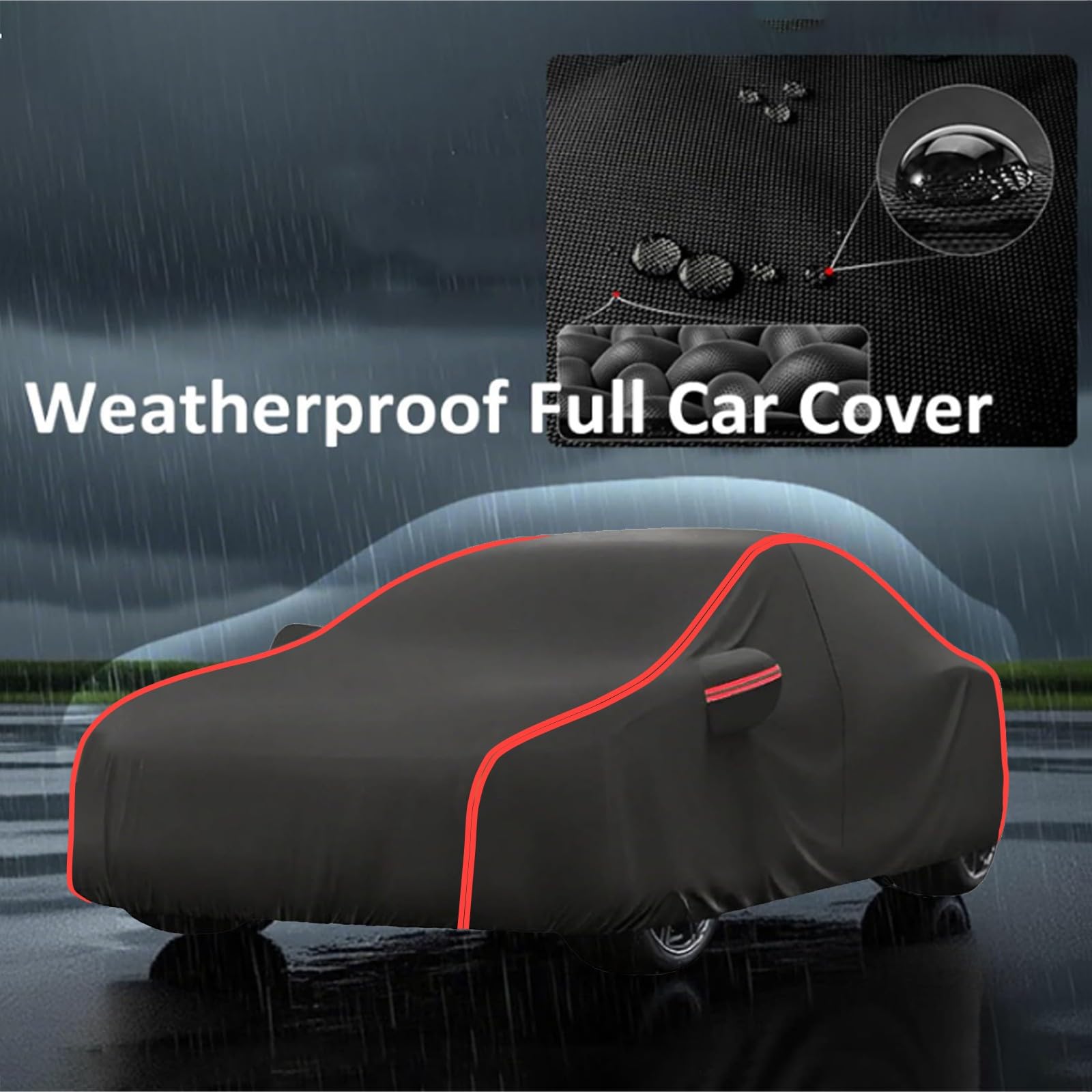 Bache Voiture Exterieur Anti-Grêle pour Opel Mokka (2020-2025), Housse Auto de Protection Etanche Respirante Été et Hiver Anti UV Sable Neige,Bâche Extérieur Grêle Coton épaissi
