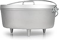 Vista 4 de GSI Outdoors Aluminum 12' Dutch Oven Dutch Oven with Fixed Legs for Camping, Cabin and Home Kitchen