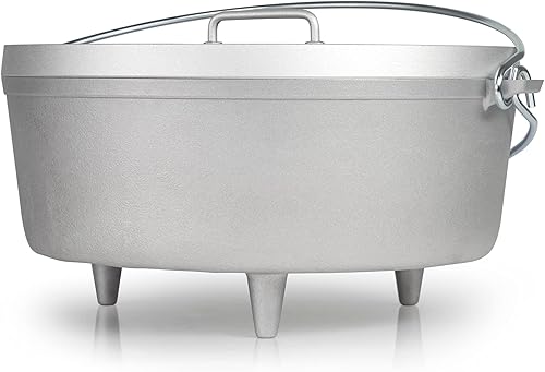 Miniatura 4 de GSI Outdoors Horno holandés de aluminio de 12 pies | Horno holandés con patas fijas para camping, cabina y cocina casera