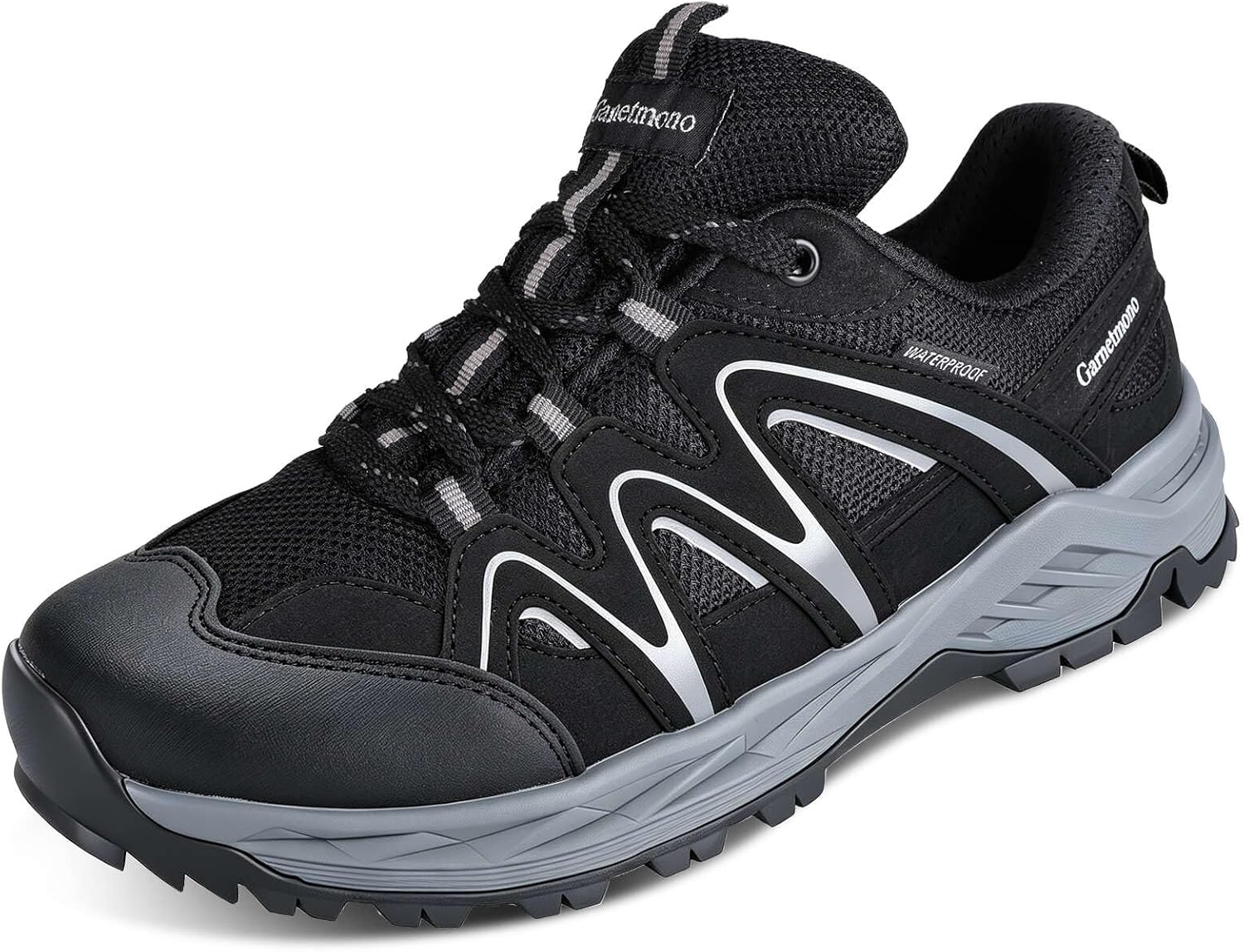 Men's Leather Hiking Shoes Trail Trekking Sneakers