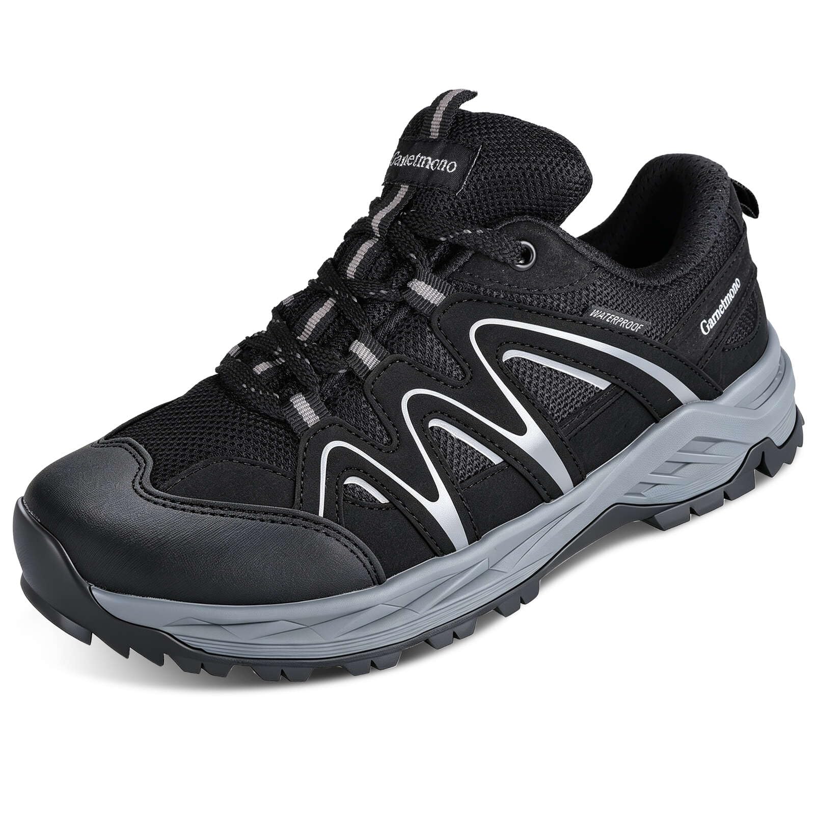 Men's Leather Hiking Shoes Trail Trekking Sneakers