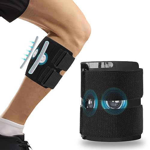 Dispositivos de alivio del dolor de ciática, soporte para pantorrillas con almohadillas de presión móviles duales compresión dirigida para aliviar