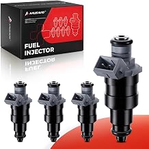 Fuel Injectors Set of 4 Compatible with L4 2.5L Jeep Dodge
