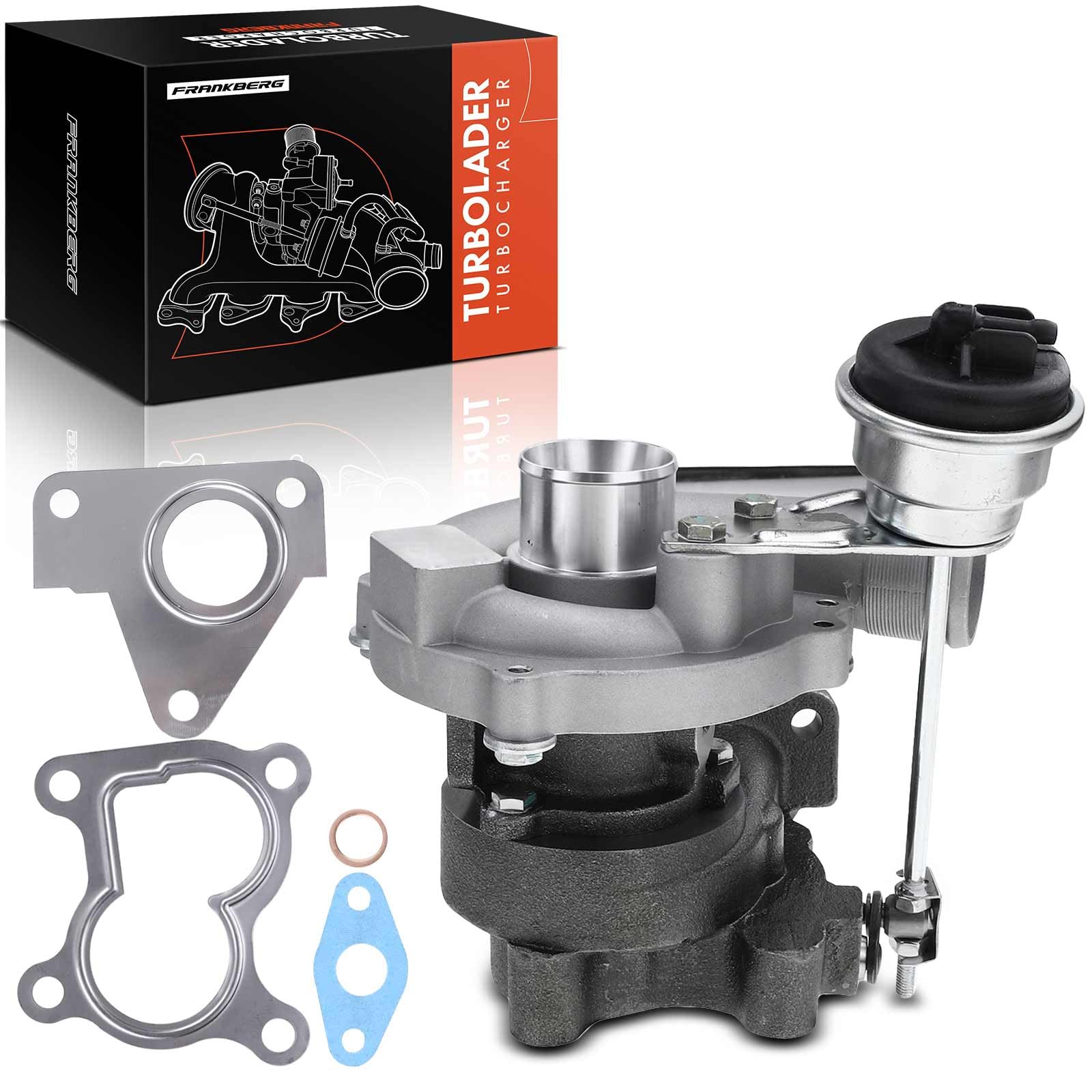 Frankberg Turbocompressore 7701473122 | Compatibile con: Scatola Kubistar X76, M.e.g.a.n.e II Van/Combi KM, K.a.n.g.o.o KC0/1, Logan I LS