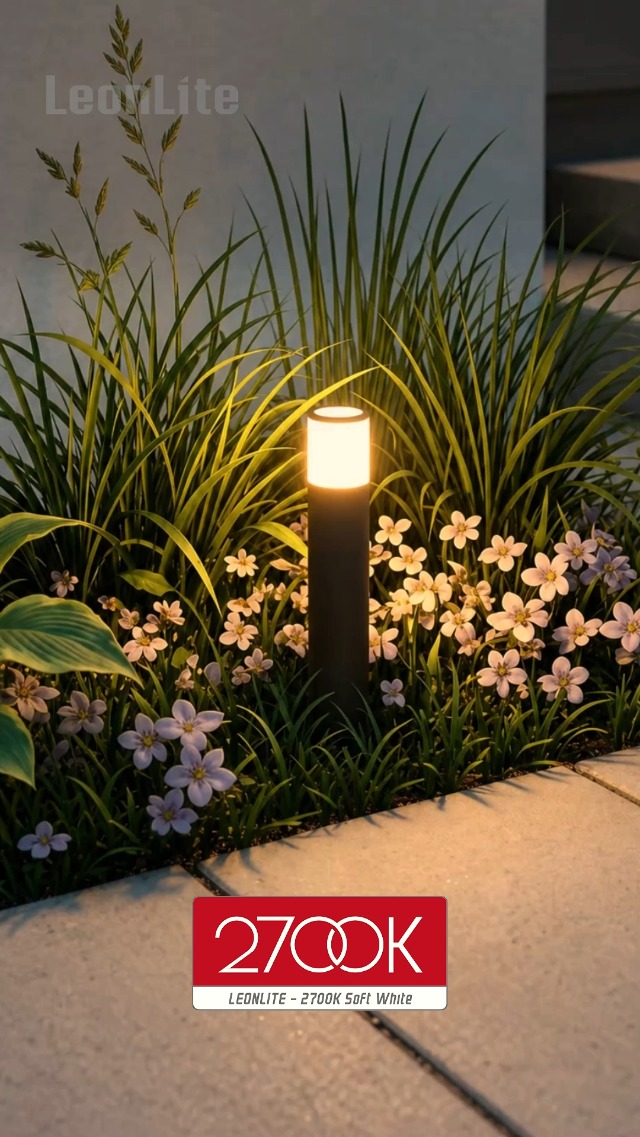 Image of LEONLITE 4-Pack 5CCT Low Voltage Bollard Pathway Lights, 12-24V AC /DC