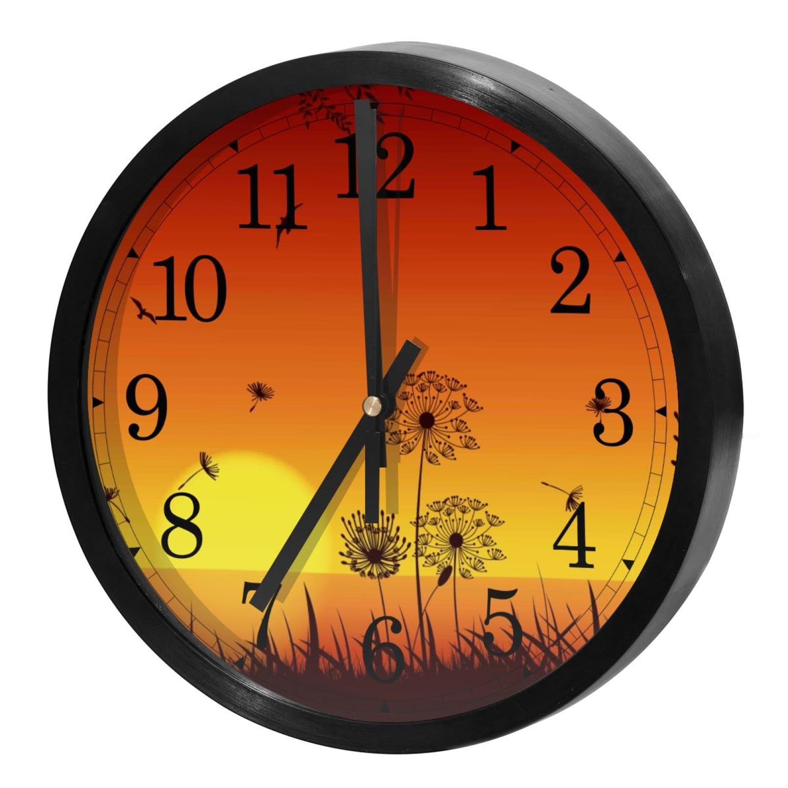 Horloge murale à quartz silencieuse pour éliminer les bruits de salon