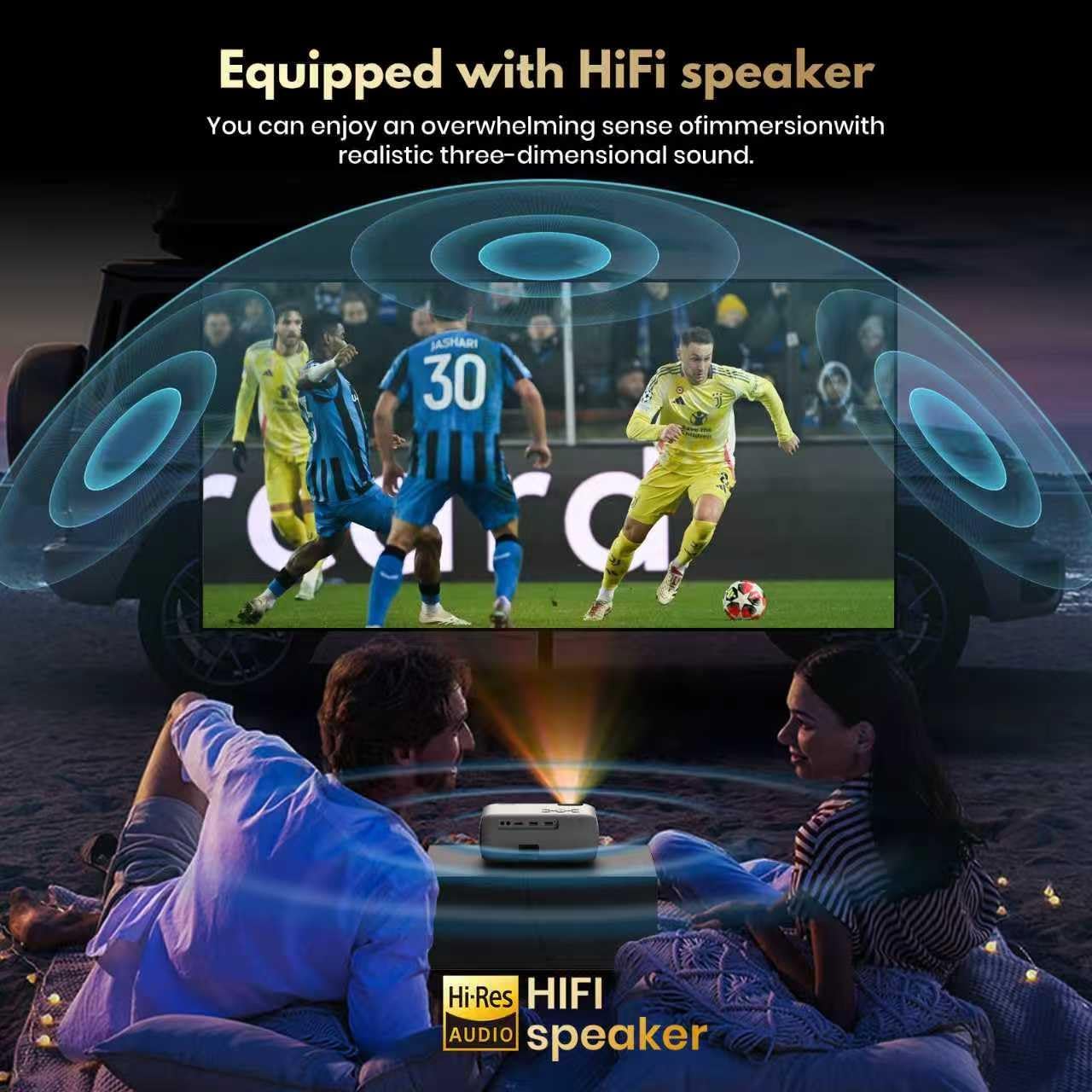 [Smart OS/1080P Native] 2K with WiFi and Bluetooth 1080P Native 4K Support 450ANSI Built-in Apps Smart Android TV OS Projector, WiFi 6, Bluetooth 5.2 & Digital Keystone Projector, White