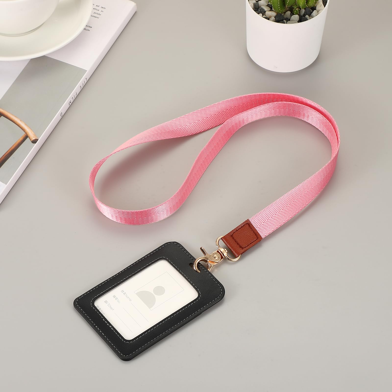 PATIKIL Key Lanyard, Modern Neck Lanyards Strap ID Badges Holder - Image 4