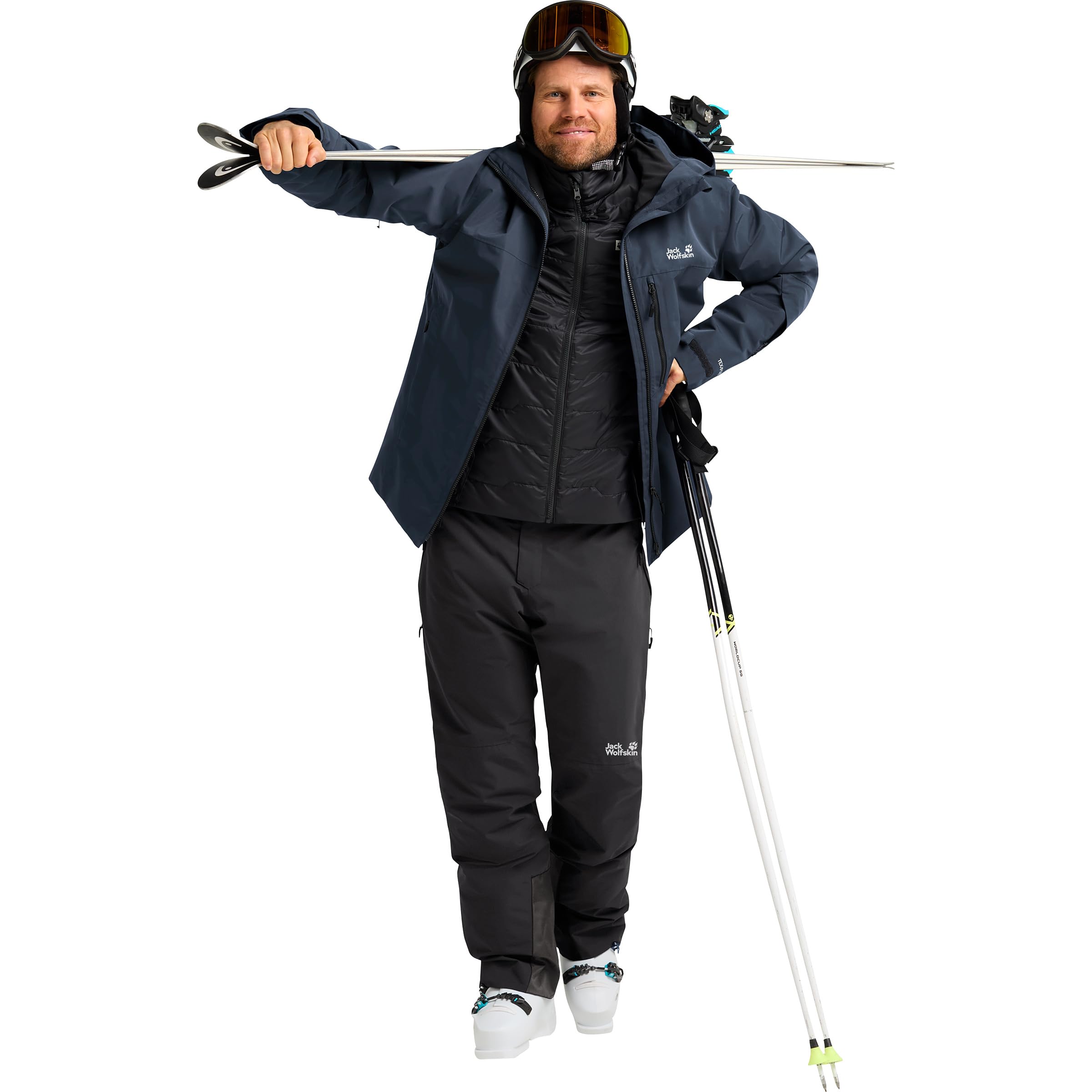 Jack Wolfskin Herren Flowline 2l Ins Hose, Black, L
