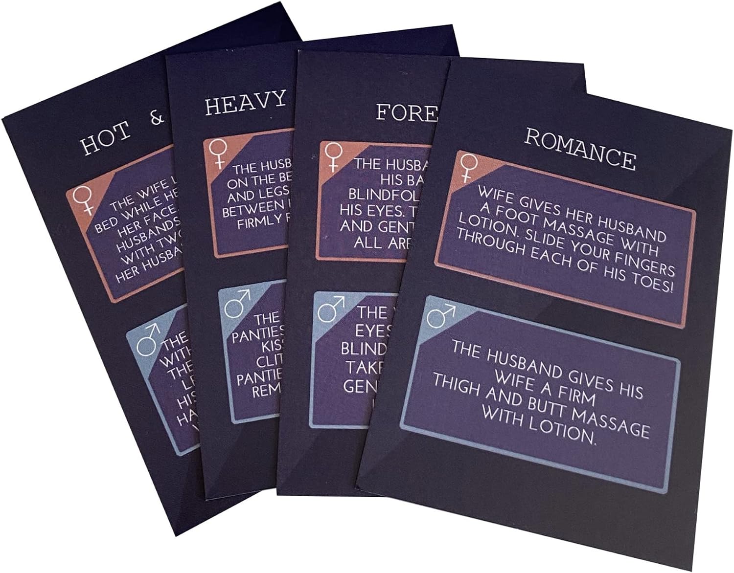 Ultimate Intimacy Bedroom Game - Spice Things up with 4 Game Levels - Romance, Foreplay, Heavy Foreplay and Hot and Heavy