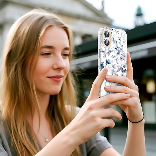 Miniatura 9 de MILPROX Funda compatible con iPhone 15, compatible con MagSafe, bonito patrón floral de mariposas con niñas y mujeres, funda protectora magnética