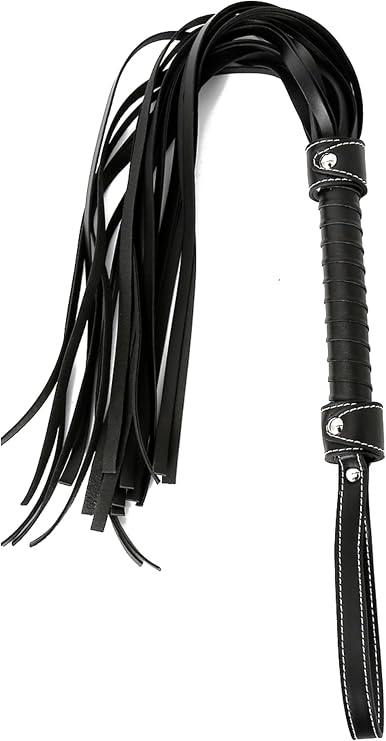 RIDIN Riding Whip for Cosplay - Leather Whips for Show Cosplay - Equestrian Horse Crop Whip - Leather Horse Black Whip Crop