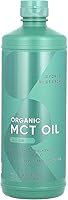 Vista 1 de Sports Research - Aceite orgánico MCT derivado de cocos orgánicos sin OMG, ideal en café ceto, té, batidos y aderezos para ensaladas, verificado por