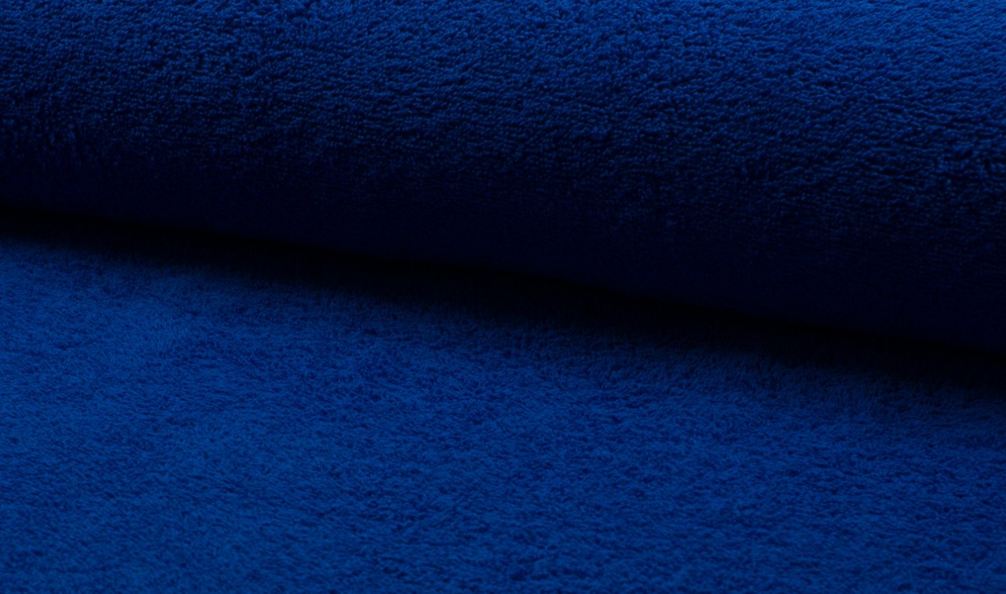 Tissu éponge coton pour coudre vos serviettes de bain et peignoirs bleu royal 10m