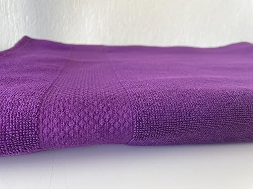 Miniatura 2 de DEKADRON Toallas de baño extra grandes, toallas turcas 100% algodón, máxima suavidad y absorción, peso pesado de 35 onzas, 35 onzas (morado, 1