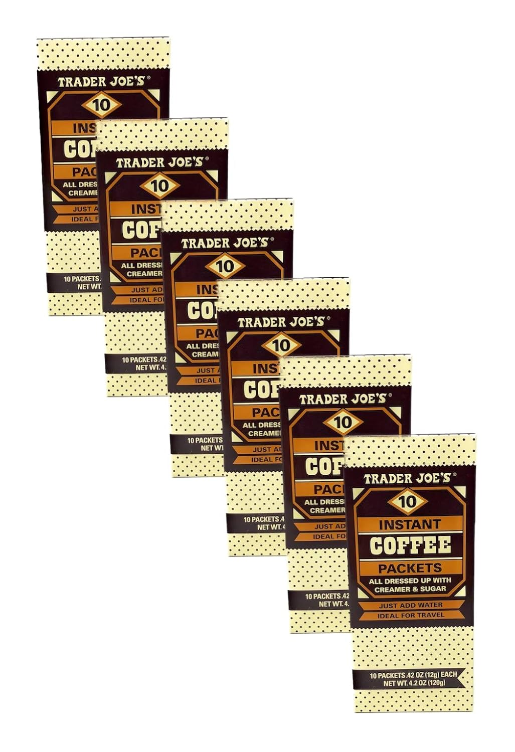 Trader Joes Instant Coffee Packets with Creamer & Sugar