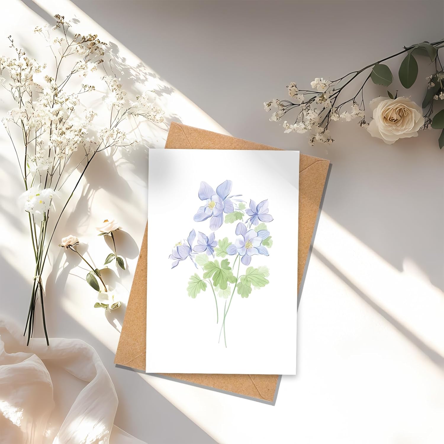 40 Pack Watercolor Blank Cards And Envelopes, 10 Floral Designs, 4 x 6 Inch Blank Greeting Card, Wildflower Blank Note Cards, Bulk Stationery Set for All Occasions - Image 6