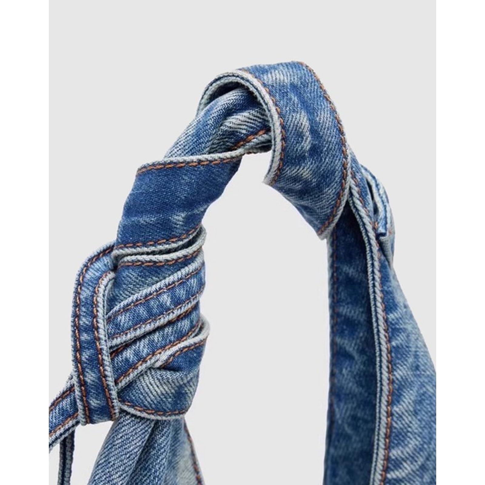 Hobos - Borsa a tracolla da donna, in denim, casual, con manico superiore, con tasche multiple