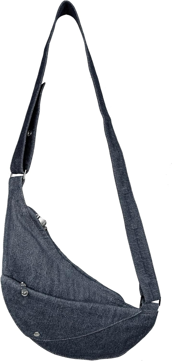 SASH Half Bag - Women's Sling Bag with RFID Protection - Half Great for Travel