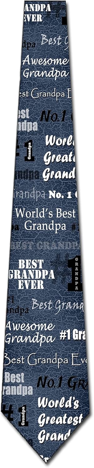 Three Rooker Grandpa Ties Father's Day Men's Neckties