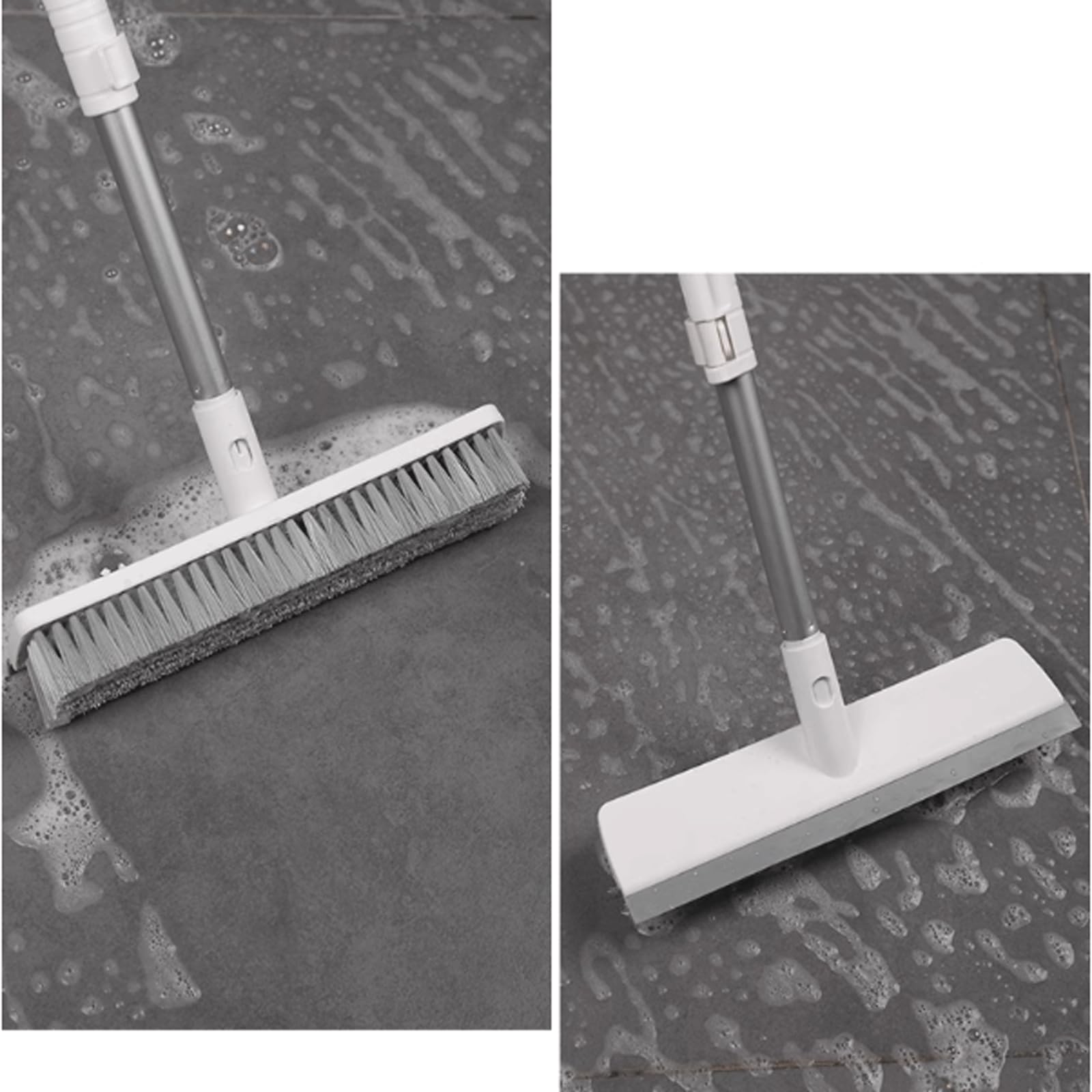 Juego de cepillos de Limpieza Cepillo de Suelo Multiusos unipolar, Juego de cepillos para Suelo, Escoba, Cepillo de Limpieza de Ventanas para Limpieza del hogar