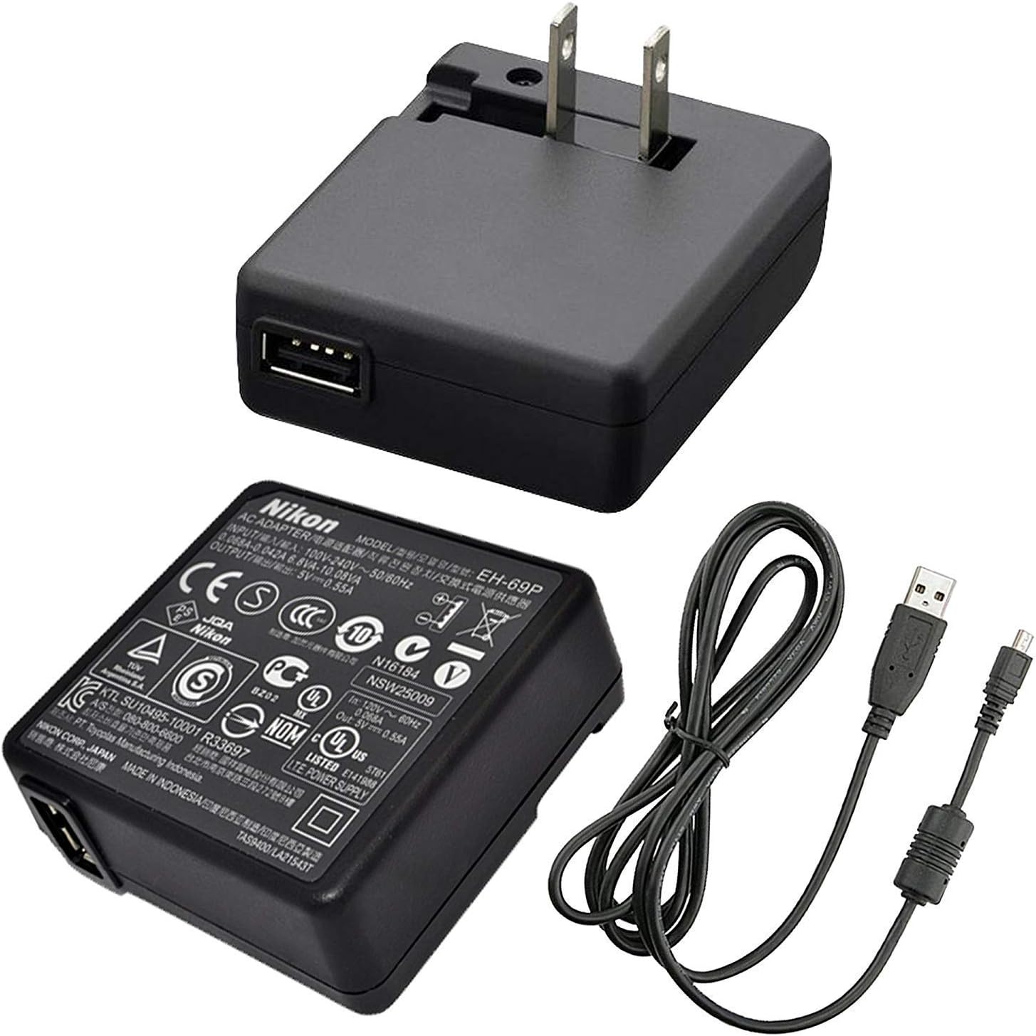 NikonReplacement Kit with EH-69P adapter & UC-E6 cable for Coolpix Coolpix S-series Digital Cameras