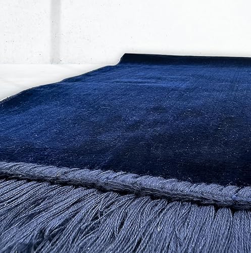 Miniatura 3 de Juego de alfombrillas de oración de terciopelo (piedra preciosa, 33 cuentas de oración, sombrero Kufi negro, estuche elegante), lujosa alfombra de