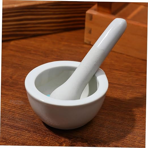 Mikinona 2sets Mortero y Mano Cerámica para Cocina miniatura 9
