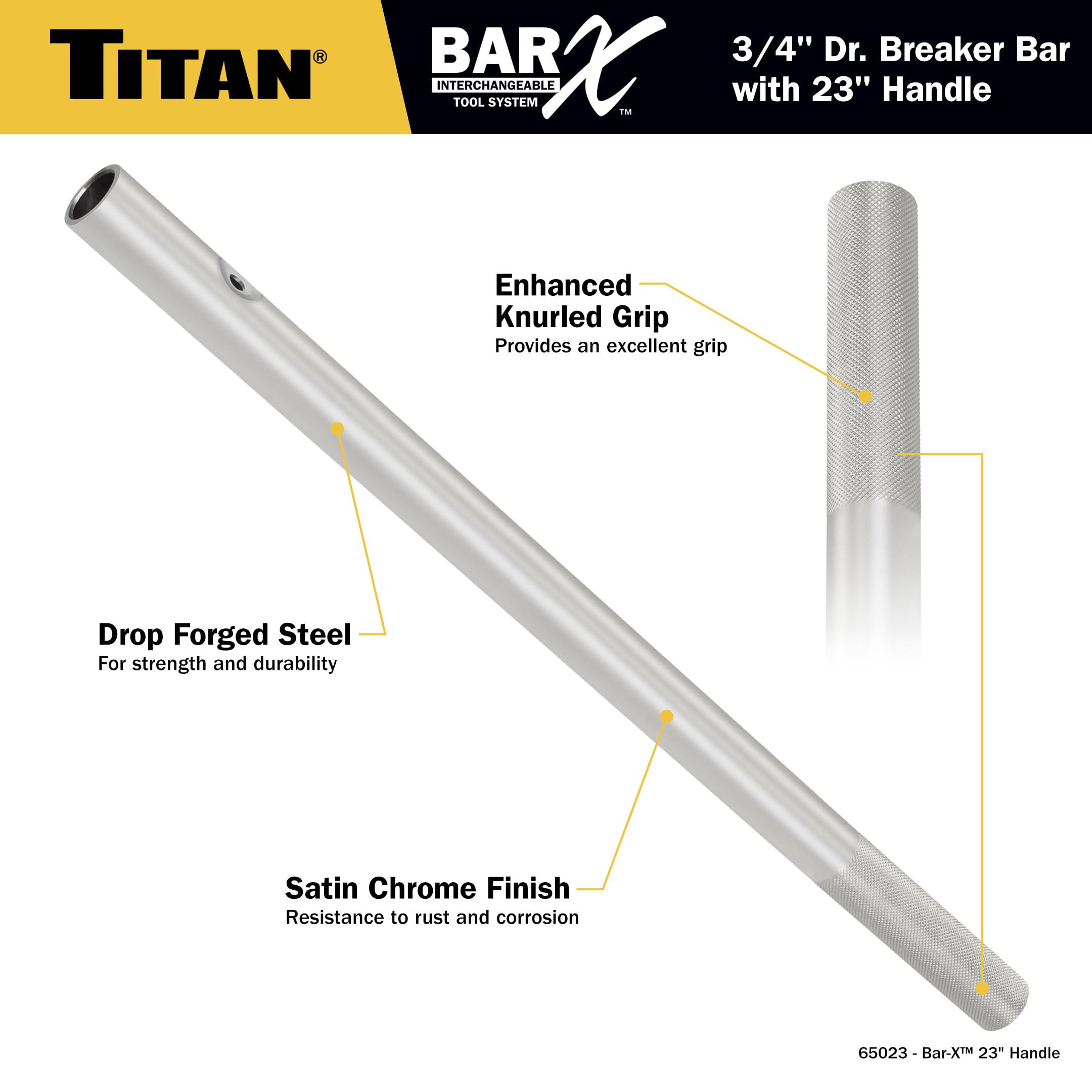 Titan Bar-X 3/4" Drive Ratchet Head -4