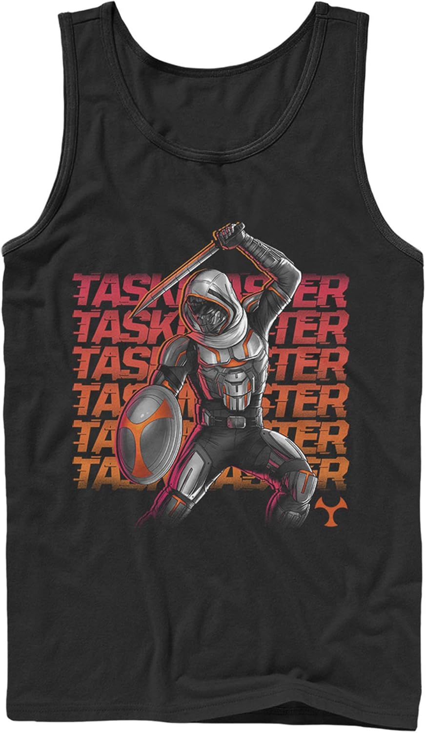 Men's Marvel Black Widow Taskmaster Battle Tank Top